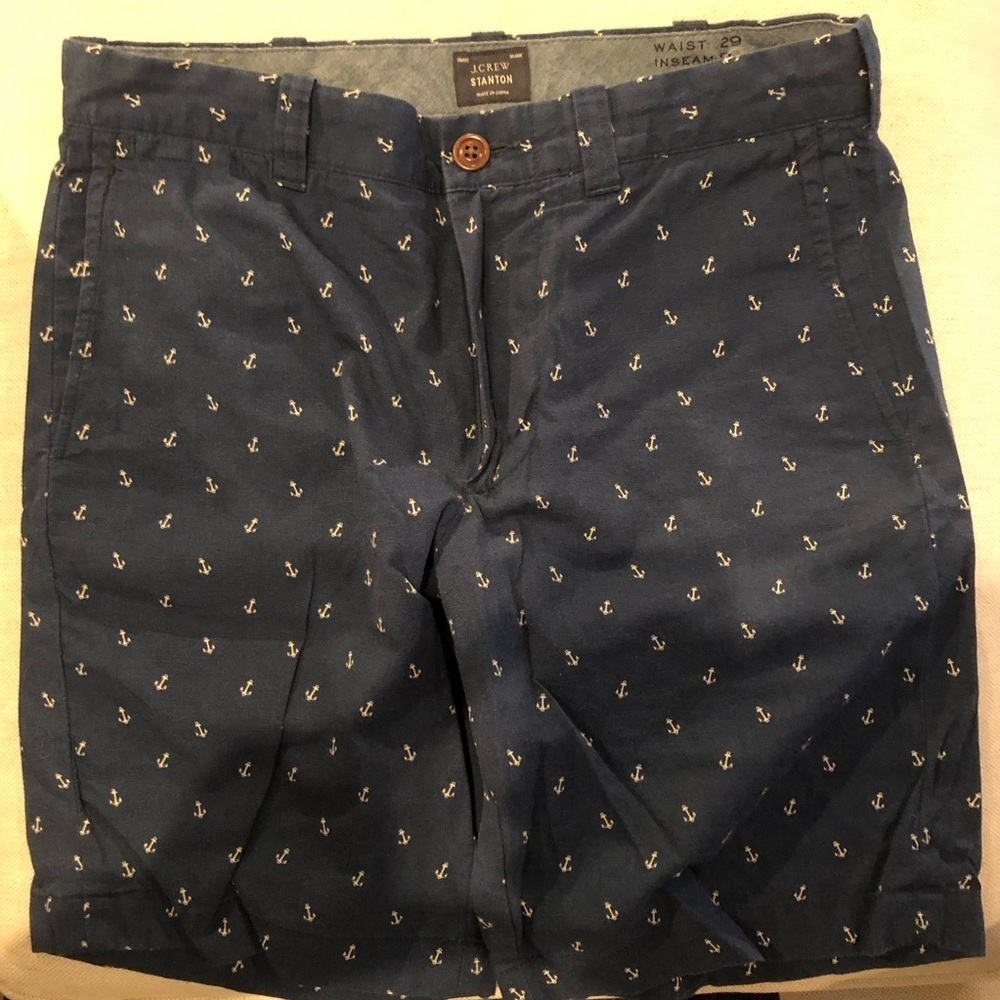 J. Crew Stanton Anchor Patterned Shorts